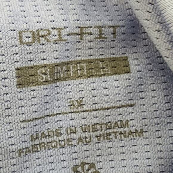 Nike blue breathable active athletic workout shirt plus size 3X NEW!!! - Picture 7 of 8